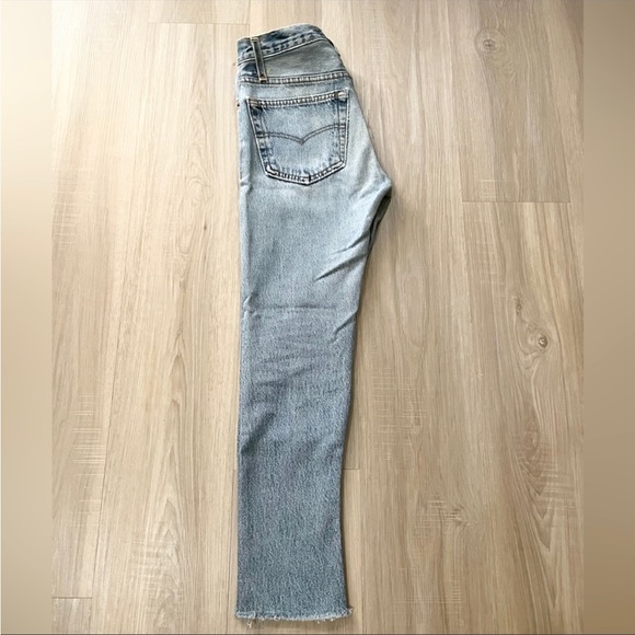 Redone vintage levi’s 501 high rise skin jean size 24 - Picture 4 of 11